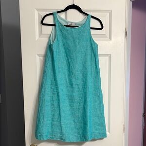 Vineyard Vines Aqua Sleeveless Mini Dress